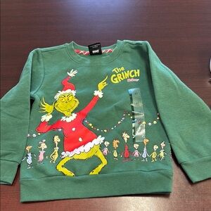 MAD Engine Green Grinch Kids Sweatshirt